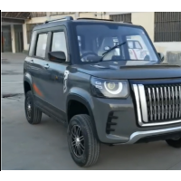 老头乐电动四轮车低速车全封闭款油电两用暖风电瓶车