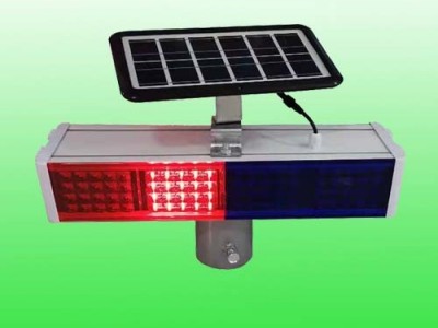 分体式警示灯 太阳能四灯警示灯交通设施厂家图2