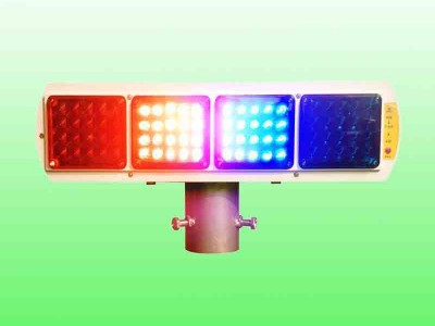 一体式爆闪灯 太阳能四灯爆闪灯 交通设施厂家图2