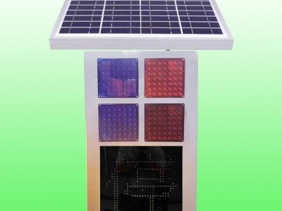 4G远程声光预警灯 联网太阳能爆闪灯交通安全警示灯齐全图2